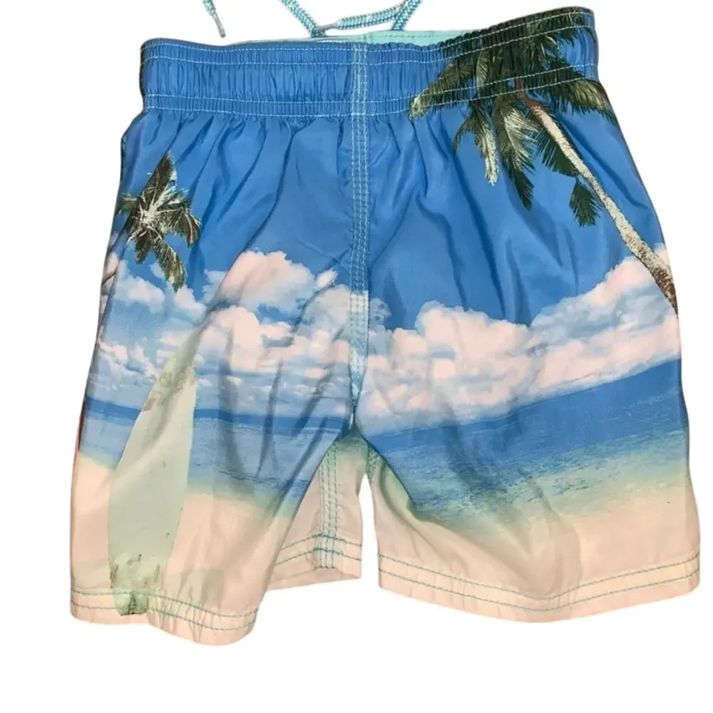 Osh Kosh b’Gosh Beach Scene Toddler Swim Trunks